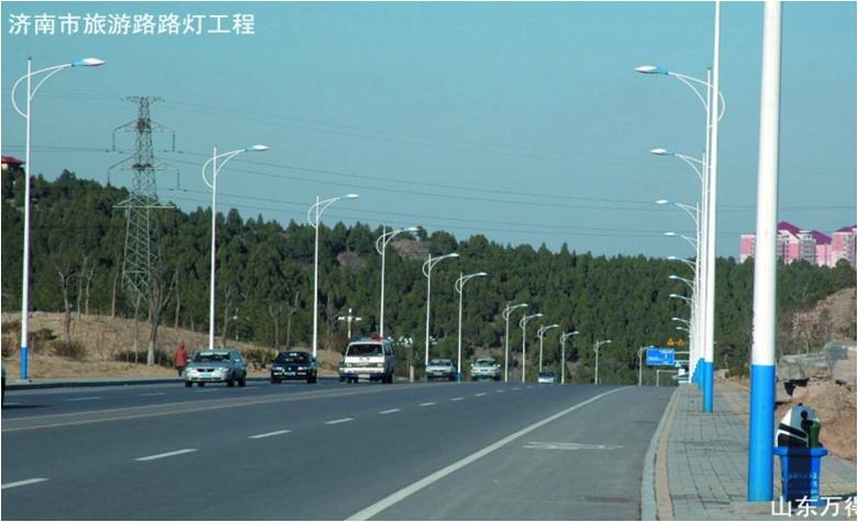 燕山立交橋、濟南市旅游路燈亮化工程-路燈照明工程